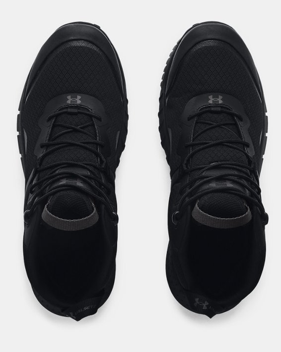 Chaussures militaires UA Micro G® Valsetz Mid pour homme, Black, pdpMainDesktop image number 2